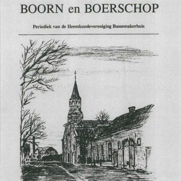 Boorn & Boerschop 1998-01: Inhoudsopgave