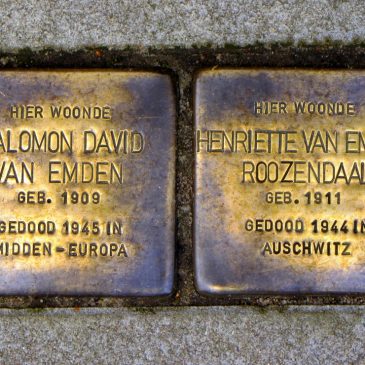 Stolpersteine Borne Steentjes: De familie van Emden – Grotestraat 119