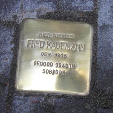 Stolpersteine Borne Gedichten: “Voor Fred Kaufman”