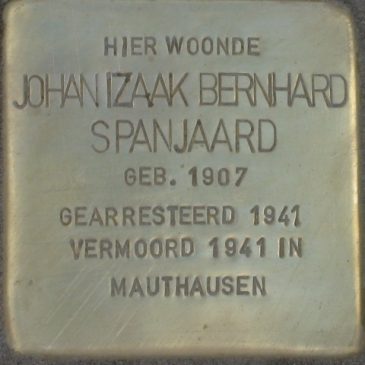 Stolpersteine Borne Steentjes: Johan Spanjaard – Grotestraat 262