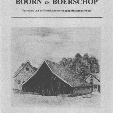 Boorn & Boerschop 2001-01: Inhoudsopgave