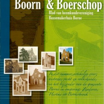 Boorn & Boerschop 2008-01: Inhoudsopgave